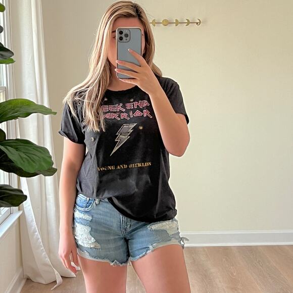 Vintage Havana Distressed Band Tee Graphic Shirt Small Coachella Festival - Picture 1 of 6